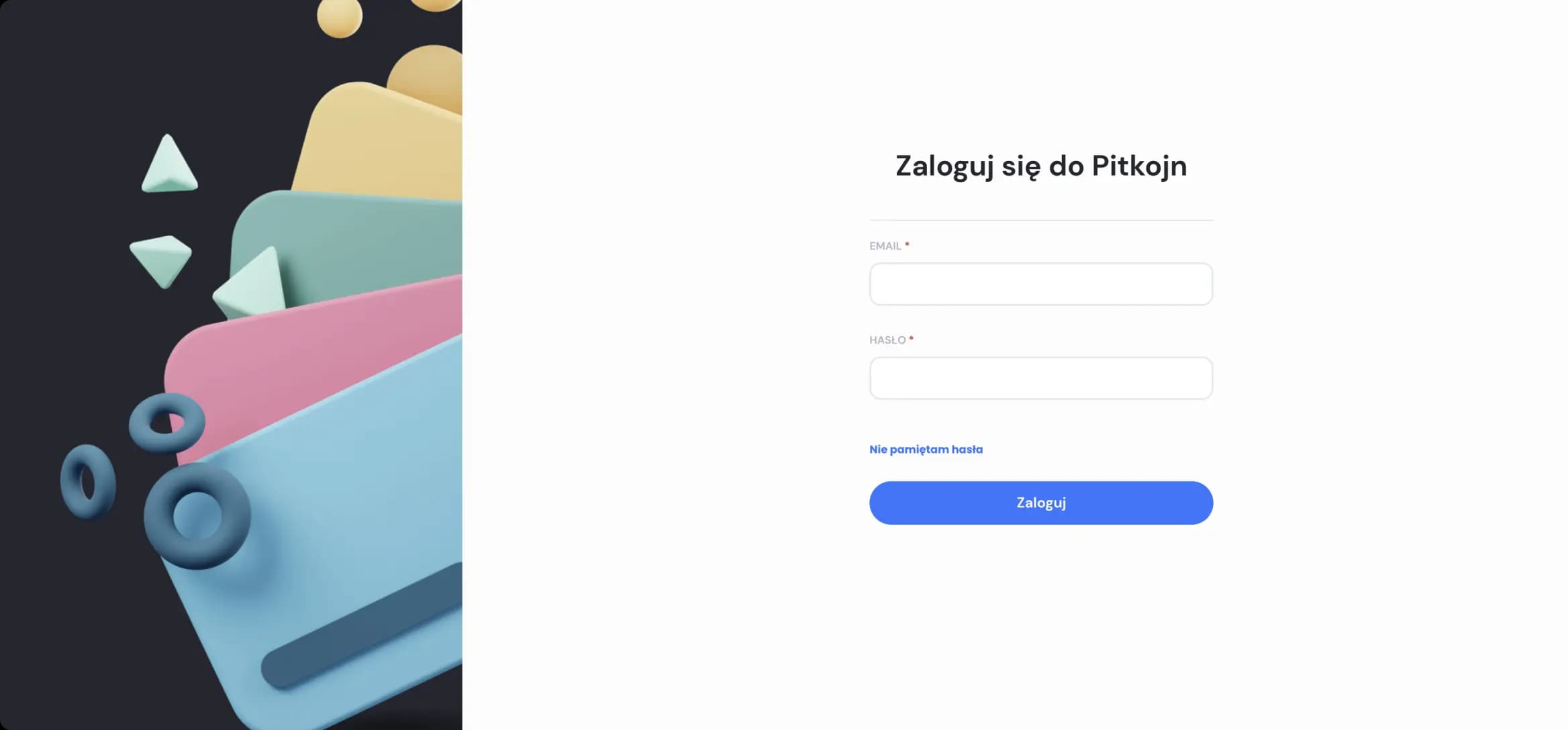 Zakładanie konta w serwisie Pitkojn